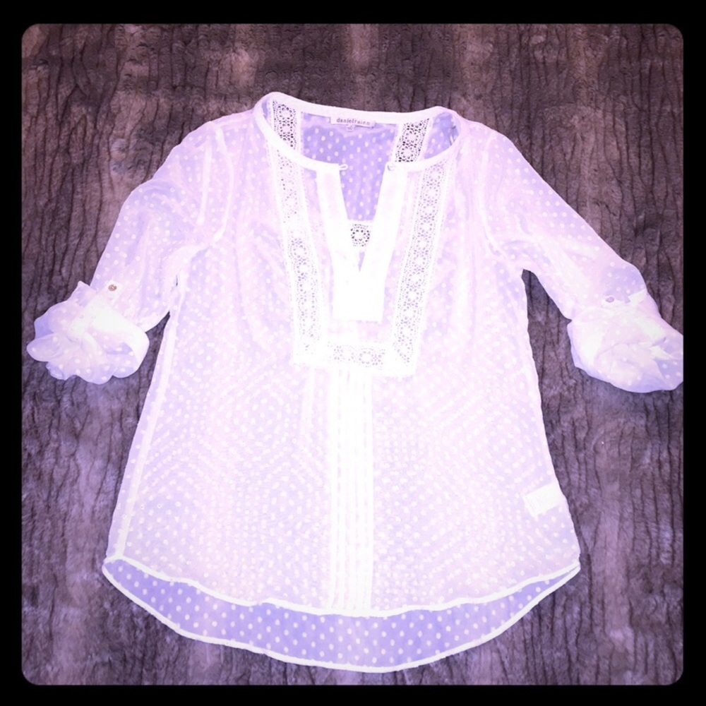 Anthropologie Daniel Rainn Peasant top blouse